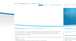 Desktop Screenshot of edgertonmd.com